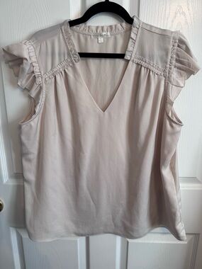 Wyatt Flutter Sleeve Blouse